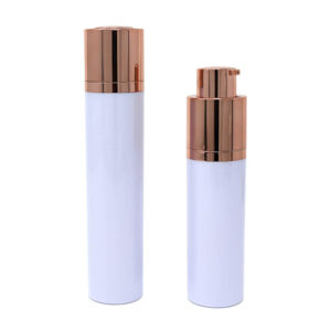 HE Rose Gold Airless Pop-up Bottle